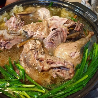 한방오리백숙